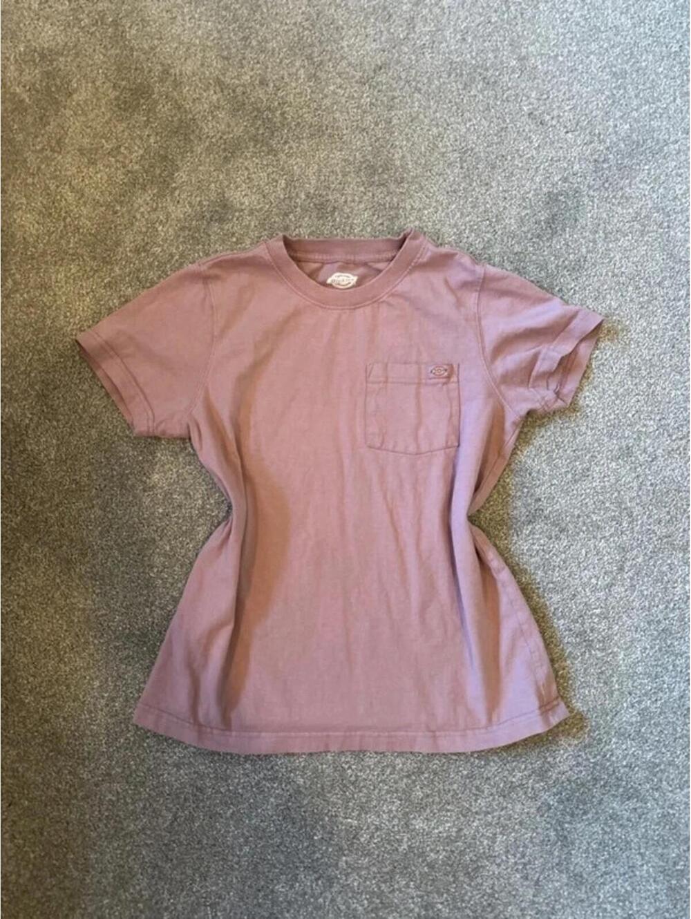 Blush Pink Dickies T-Shirt - 100% Cotton